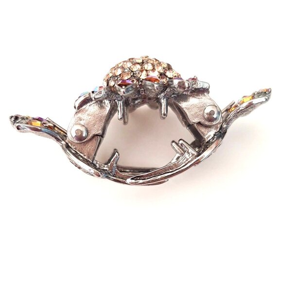 Soho crystal and metal sunflower hair clip - Picture 7 of 8